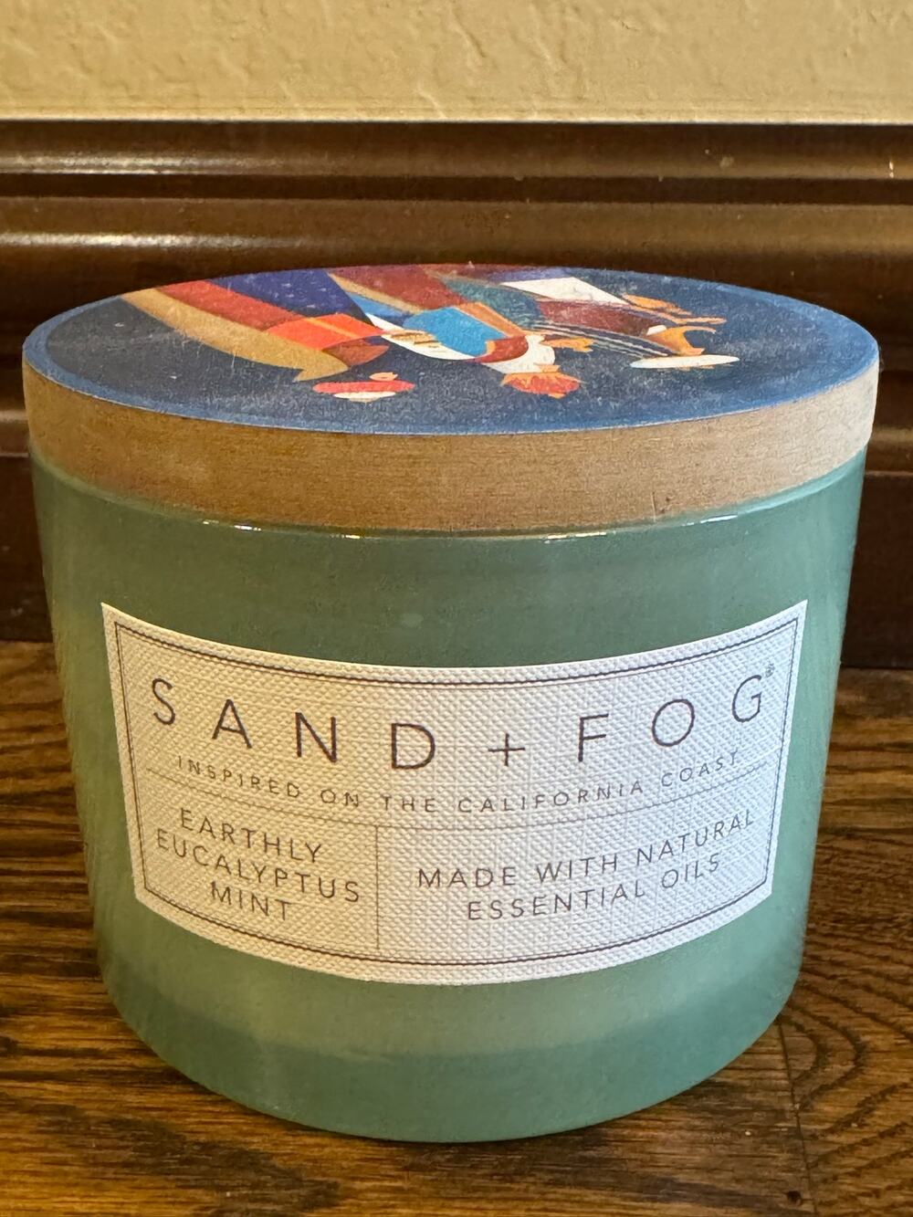 Sand + Fog Earthly Eucalyptus Mint Christmas Three Wise Men Candle